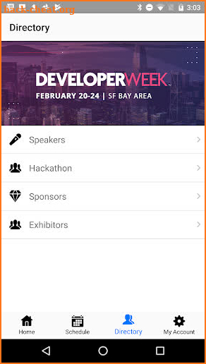 DeveloperWeek 2019 screenshot