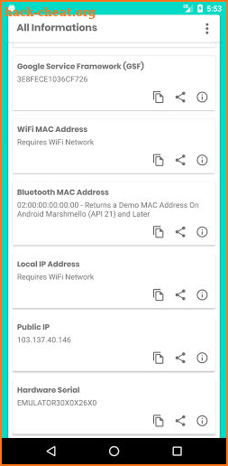 Device ID - Device Infos & IDs screenshot