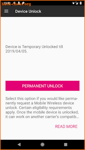 Device Unlock screenshot