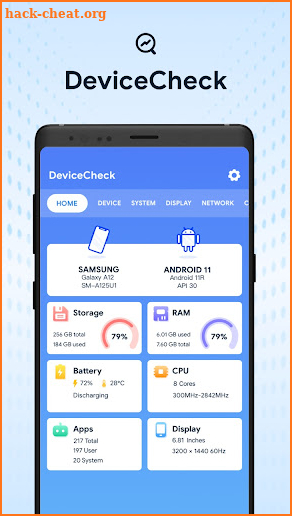 DeviceCheck screenshot