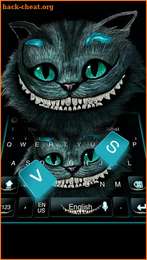 Devil Cat Smile Keyboard screenshot