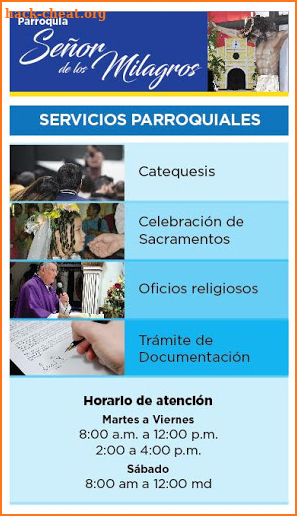 Devocionario Señor de los Milagros screenshot