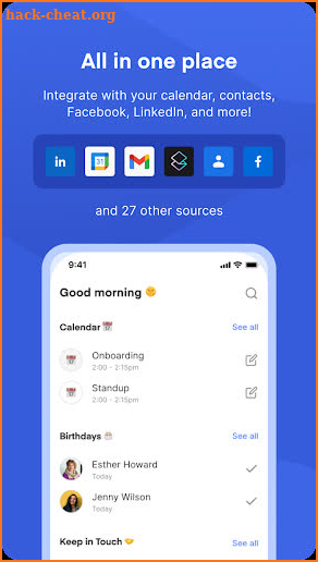 Dex - Rolodex and Personal CRM screenshot