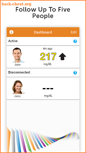 Dexcom Follow screenshot