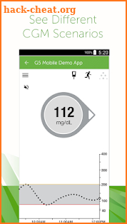 Dexcom G5 Mobile Simulator screenshot