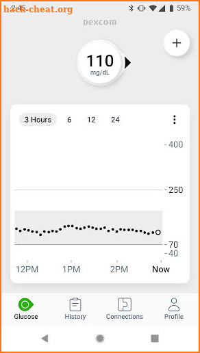 Dexcom G7 screenshot