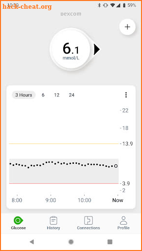 Dexcom G7 screenshot