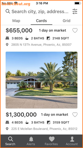 DF Home Search screenshot