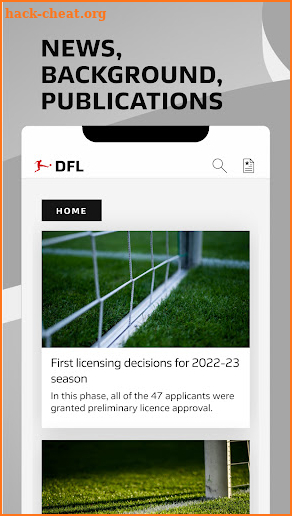 DFL App screenshot