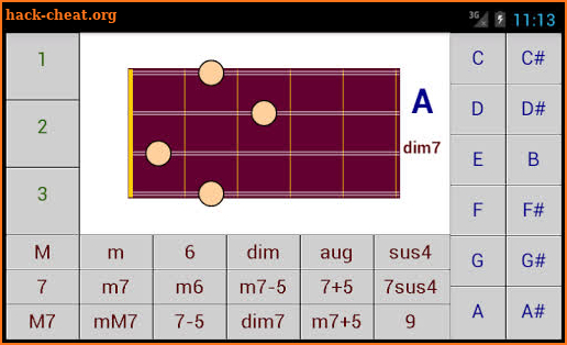 DG Mandolin Chords screenshot