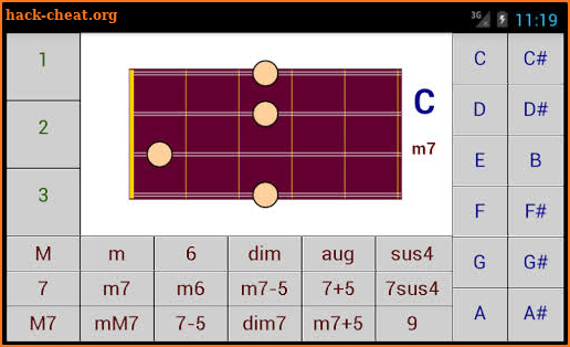 DG Mandolin Chords screenshot