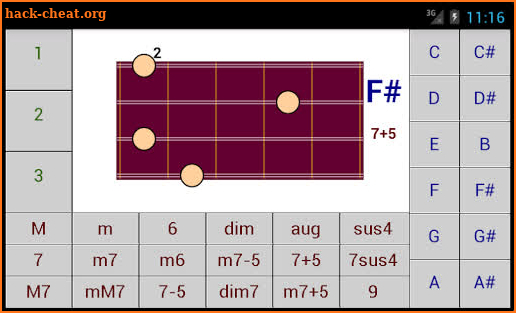 DG Mandolin Chords screenshot