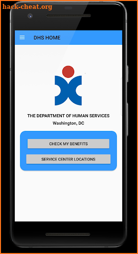 DHS Mobile App screenshot