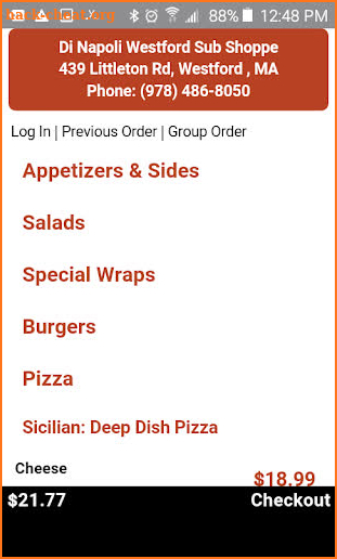 Di Napoli Pizzeria screenshot