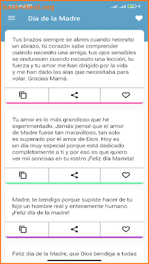 dia de la madre mensaje screenshot