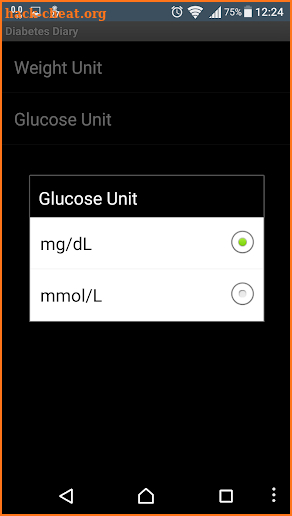 Diabetes Diary 2 screenshot