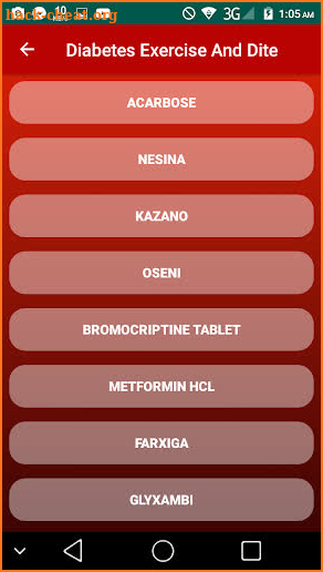 Diabetes Exercise And Diet screenshot