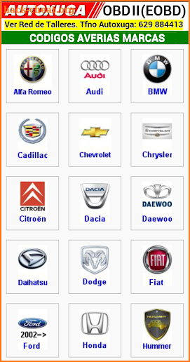 Diagnosis BMW Autoxuga y datos técnicos UCEs screenshot