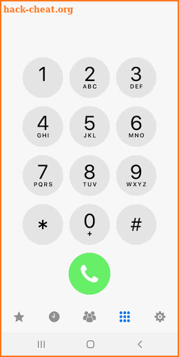 Dialer IOS13 style screenshot