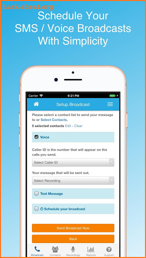 DialMyCalls SMS & Voice Broadcasting screenshot