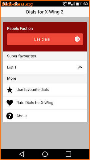 Dials For X-Wing 2 - Rebel screenshot