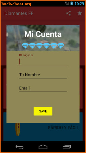 Diamantes Gratis para Free F screenshot