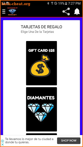 DIAMANTES Y PAVOS GIFT CAR screenshot