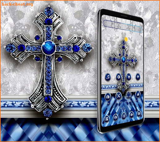 Diamond Classic Jesus Cross Theme screenshot