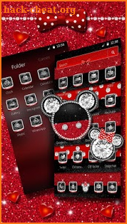 Diamond Glitter Micky Theme screenshot