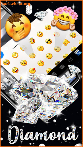 Diamond Live 3D Keyboard Background screenshot