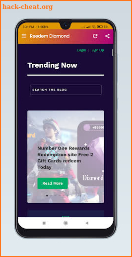 Diamond plus - Redeem Rewards screenshot