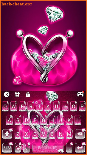 Diamond Purse Keyboard Theme screenshot