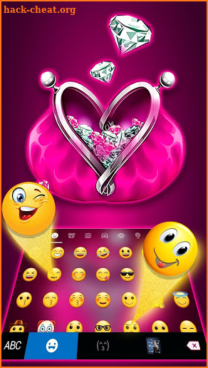 Diamond Purse Keyboard Theme screenshot