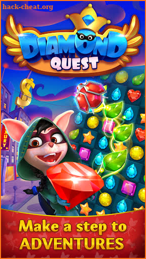 Diamond Quest - Match 3 puzzle screenshot