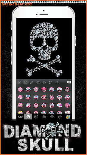 Diamondskull Keyboard Theme screenshot