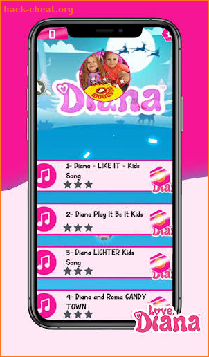 Diana and Roma Tiles hop for kids screenshot