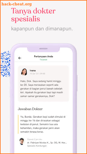 Diary Bunda Aplikasi Kehamilan screenshot