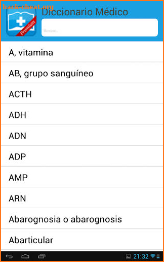 Diccionario Médico screenshot