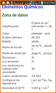 diccionario Quimica screenshot