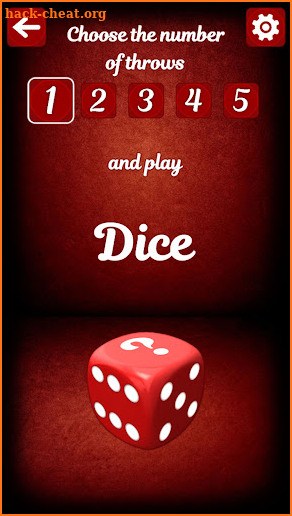 Dice screenshot