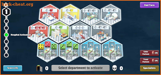 Dice Hospital screenshot