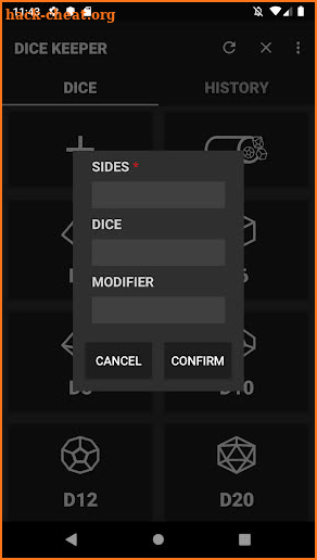 Dice Keeper screenshot