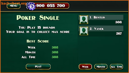 Dice Poker screenshot