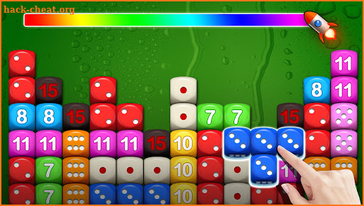 Dice Puzzle 3D-Merge Number game screenshot