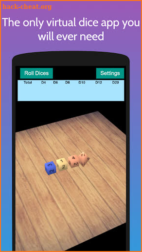 Dice Roll for all board games offline screenshot