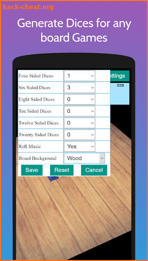 Dice Roll for all board games offline screenshot
