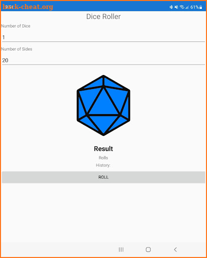 Dice Roller screenshot