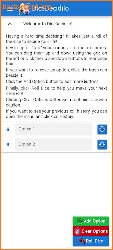 DiceDecidilo Premium screenshot