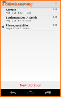 Dictate + Connect (Dictamus) screenshot