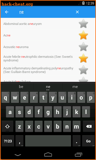 Dictionary Diseases&Disorders screenshot